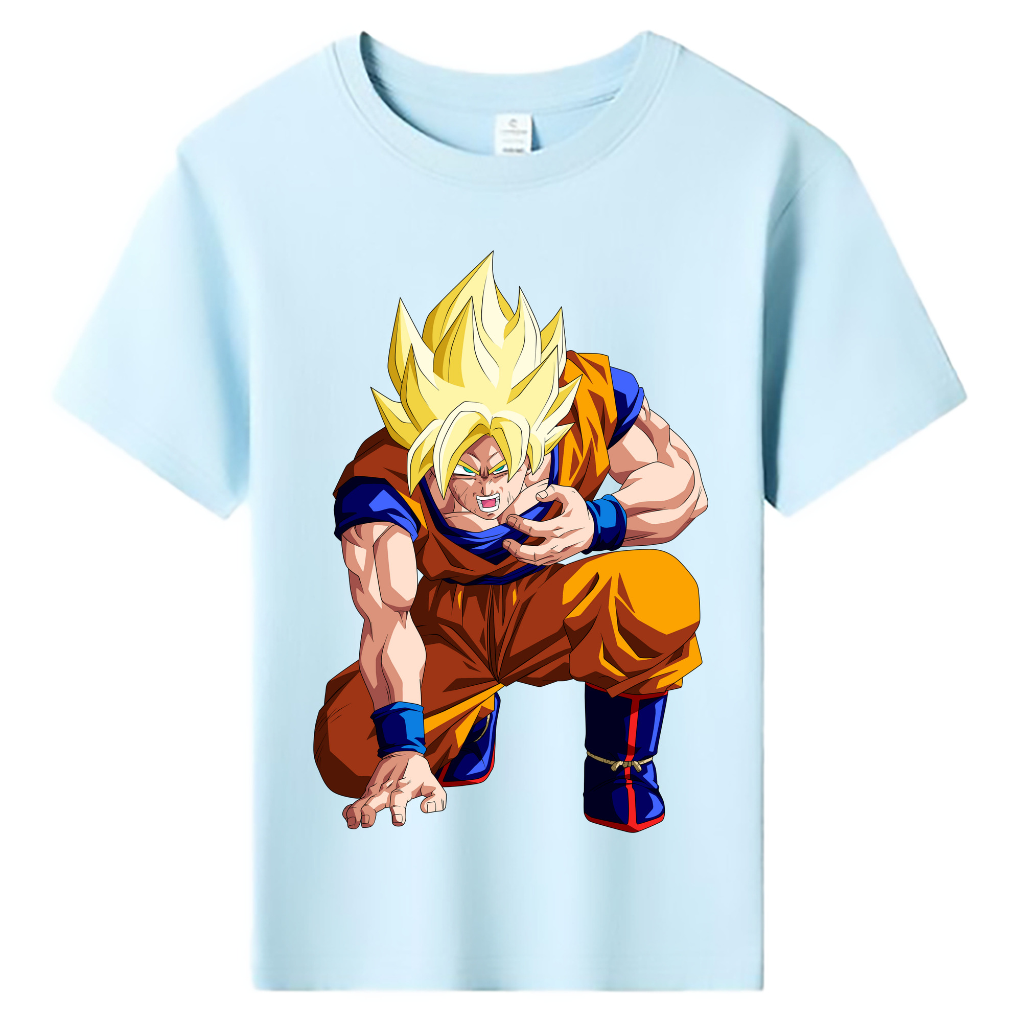 （画像用） ドラゴンボール 孫悟空（そん ごくう）Son Goku カカロット DRAGON BALL Kakarotto 綿100％キッズTシャツ（フロントプリント）